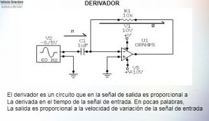 DERIVADOR E INTEGRADOR AMPLIFICADORES OPERACIONALES