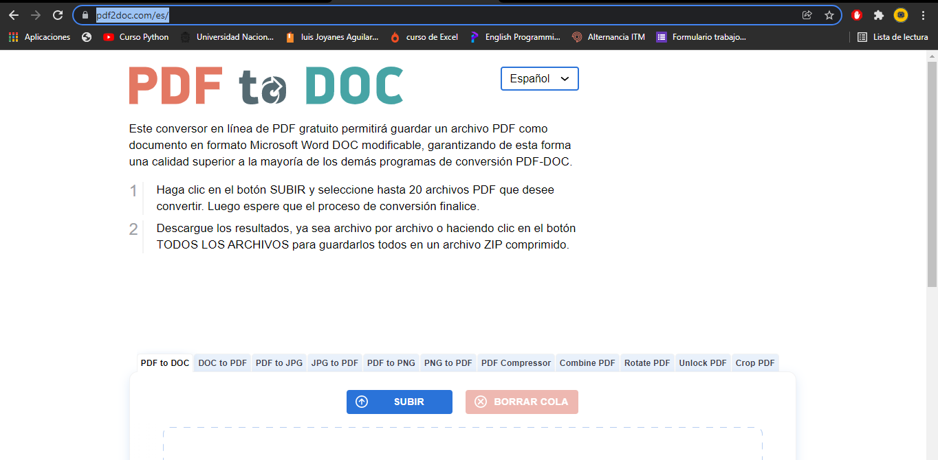 C Mo Convertir Un Archivo De Pdf A Word