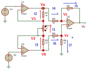 Análisis de un amplificador de instrumentación