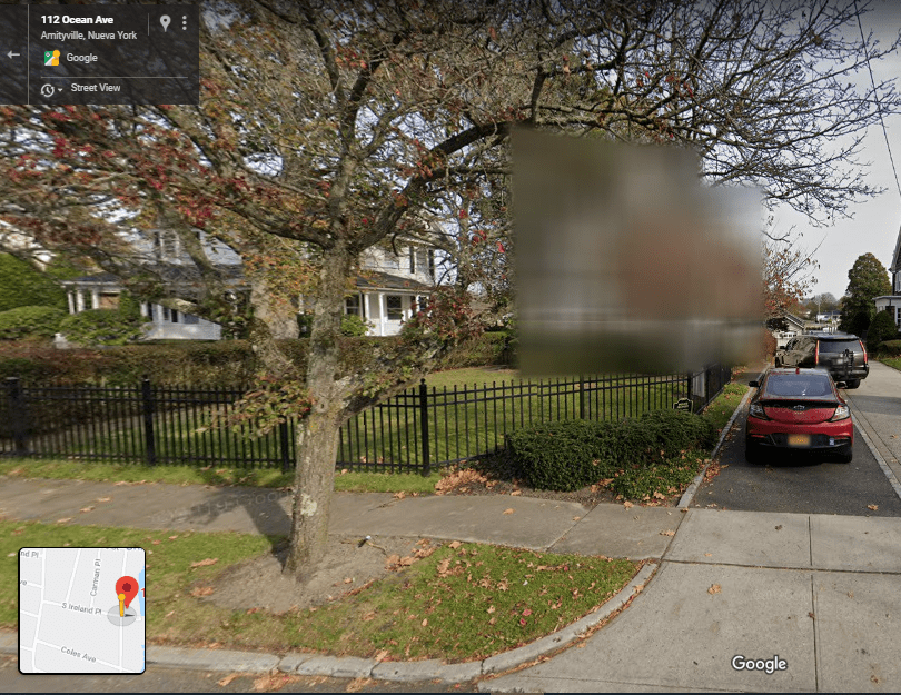 CENSURADA EN GOOGLE MAPS LA CASA DE AMITYVILLE SENSORICX