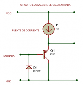 circuito tipico de entrada