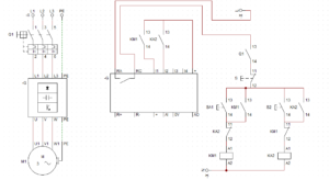 Circuito de avance y retroceso con variador de frecuencia
